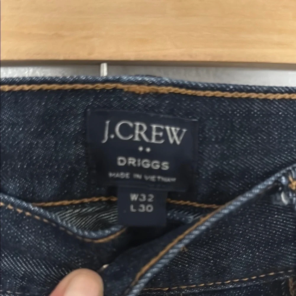 J. Crew 32x30 Driggs Blue Straight Jeans Classic Style